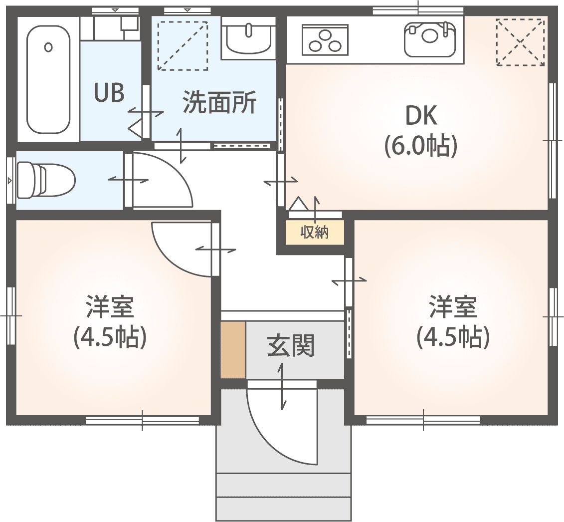S-01の間取り図
