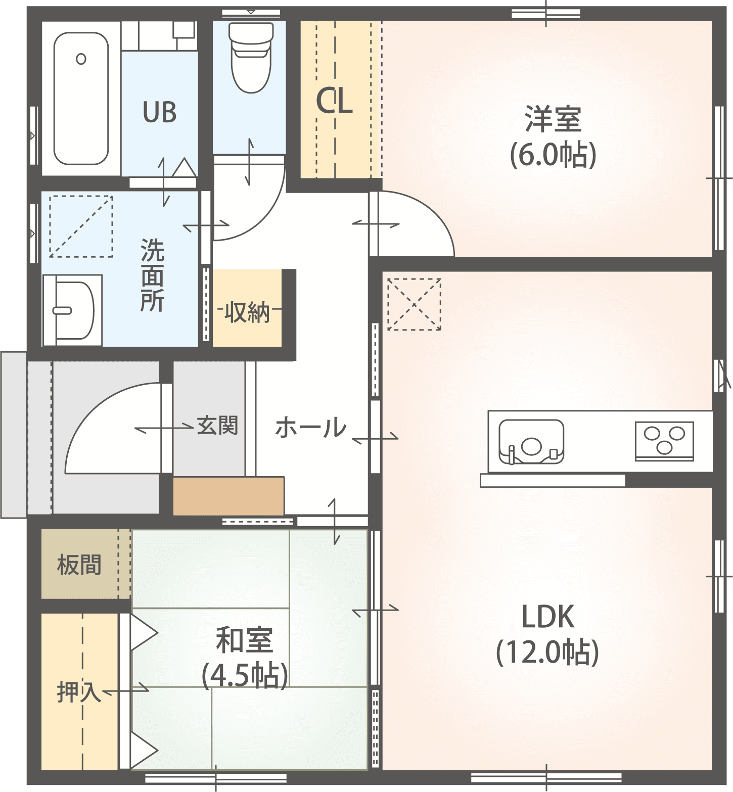 WE-02の間取り図