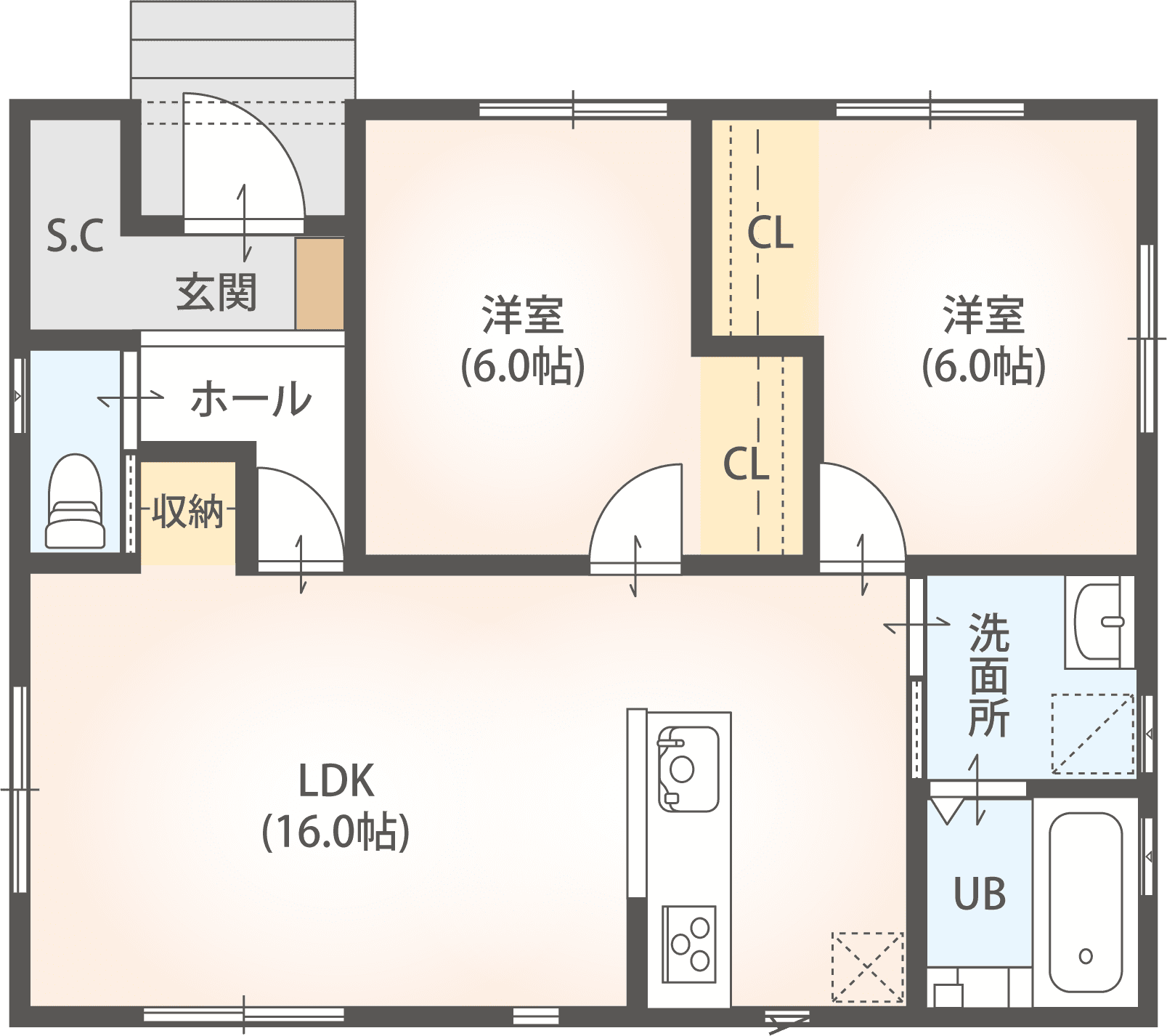 プラン03の間取り図