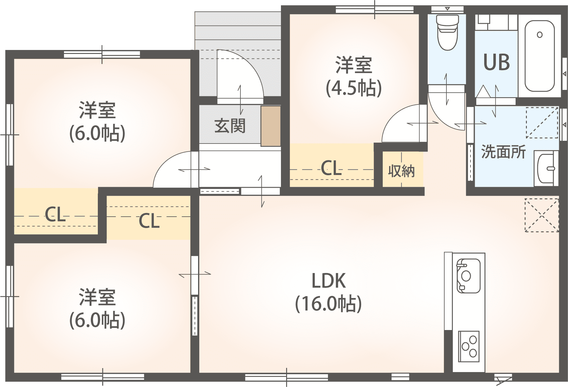 プラン04の間取り図