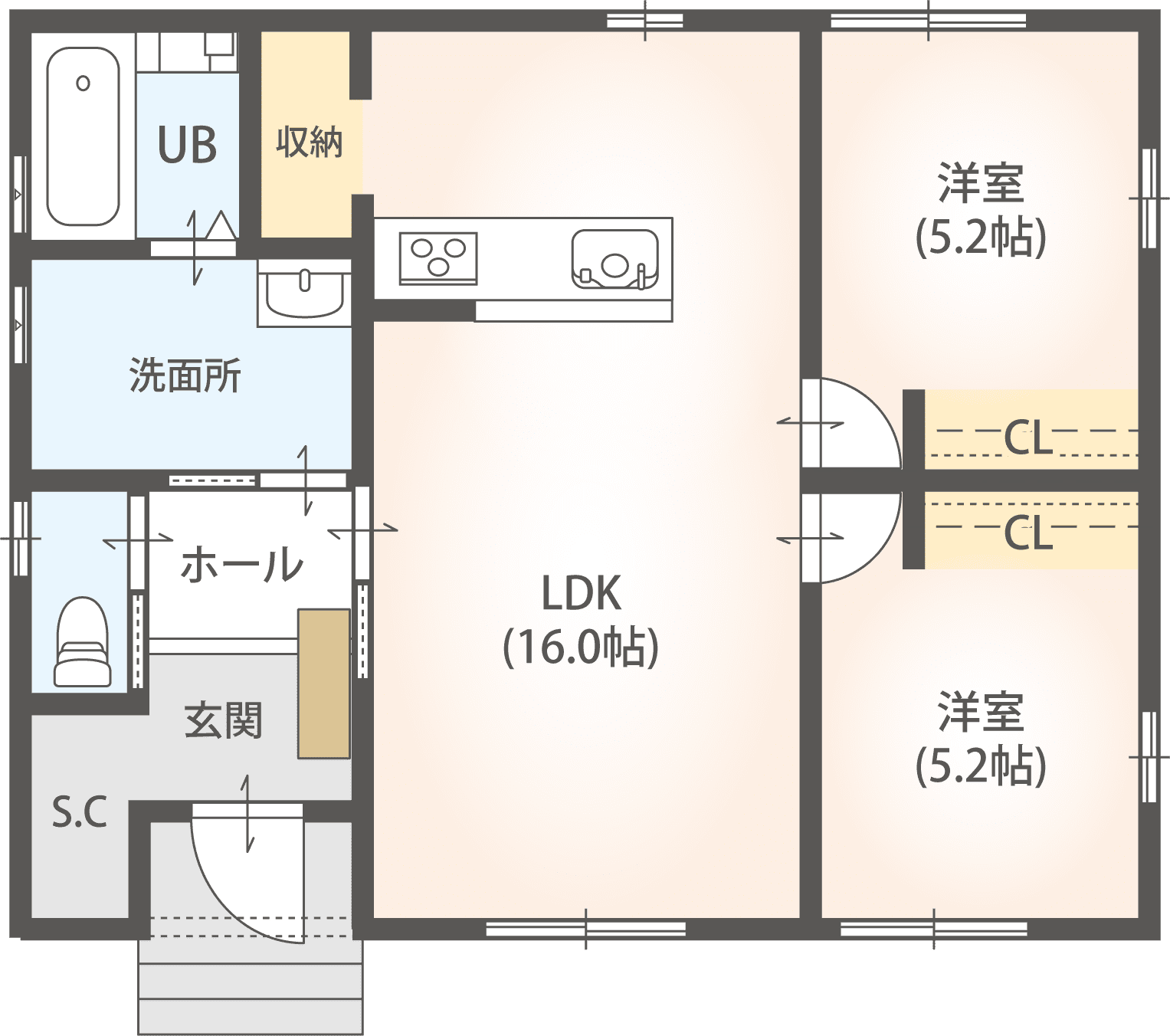 プラン05の間取り図